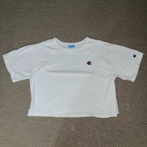 Champion cropped t shirt